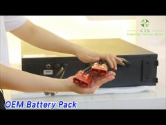 BMS Lithium OEM Battery Pack 24V 350Ah Deep Cycle For Sweeping Car