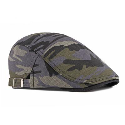 China Wholesale Men's Sports and Section Summer Camouflage Beret Spring Thin Korean Cotton Breathable Women's Outdoor Front Cap for sale