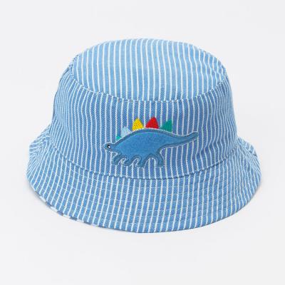 China Comfortable Embroidered Summer Kids Bucket Hat for sale