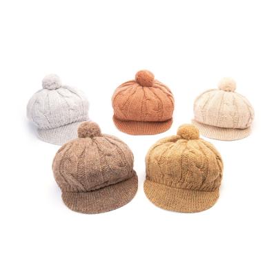 China Warm Wool Beret Winter Hats Knitted Hat And Comfortable for sale