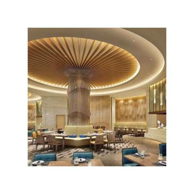 China Artistic Ceilings Contemporary Perforated New Designs Professional Decoration Metal Sheet Ceiling for sale