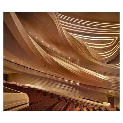 China Artistic Ceilings Modern Design Metal Mold Decorative Metal Mold Curve Decorative Ceiling for sale