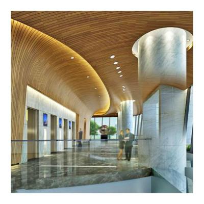 China Artistic Ceiling Light Luxury Custom Aluminum Ceiling Curved Acoustic Ceiling Panel for sale