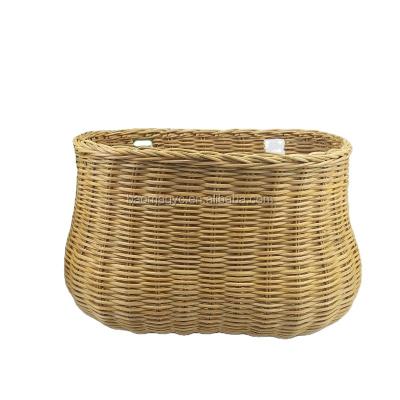 China rattan bike basket bicycle basket customize for sale