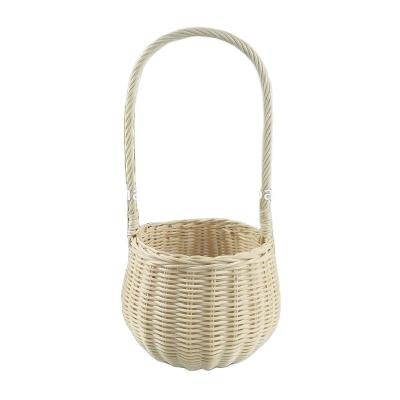 China Europe wedding decoration flower pot planter weaving basket flower planters for sale