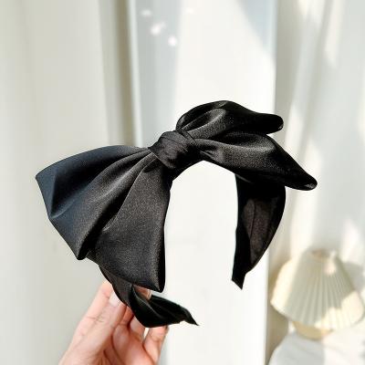 China Fashion Headbands Women Headdress Hair Band Girls Hair Bow Accessories Soft Headwear for sale