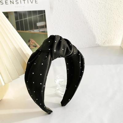 China Fashion Headbands Women Headdress Hair Band Girls Hair Bow Accessories Soft Headwear for sale