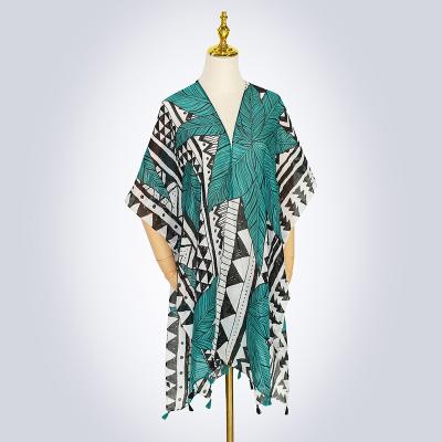 China Cover up beach wear ladies summer shawls beautiful thin wholesale cotton polyester beach shawl for women for sale