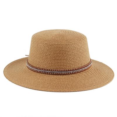 China Wholesale Hot Selling Summer Luxury Straw Hat Women Image Ladies Sun Paper Straw Beach Hat for sale