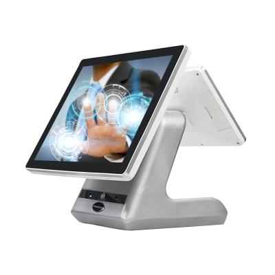 China 15 Inch POS System /Dual Screen Touch All In One POS Ultra Slim 64GB OR OEM for sale