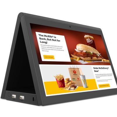 China Tough 2021 New Design 10.1 Inch RK3288 Dual Display Android Digital Signage Touch Screen Tablet PC for sale