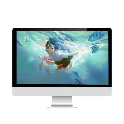 China USB Port Best Selling 21.5 Inch Wide Screen Desktop 24 27 Inch I3 Integrated AIO Computer Kiosk All In One PC for sale