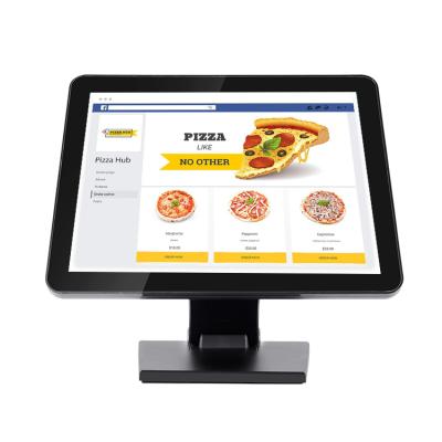 China True Flat Panel 15 Inch Capacitive Touch Screen Monitor For POS System Capacitive Touch for sale