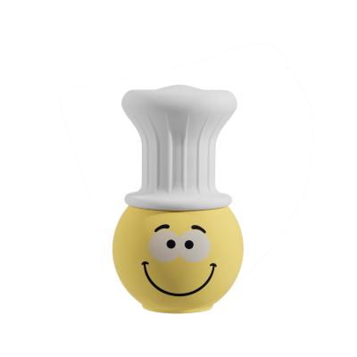 China Modern Cartoon Face Touch Dimming Wireless Silicone Night Light Night Light for Baby and Kids for sale