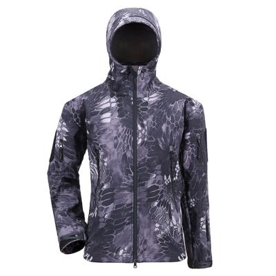 China Waterproof Hoodie Anorak Waterproof Mens Tactical Camouflage Jacket Men Hunting Jacket for sale