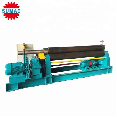 China Mechanical Symmetrical Carbon Steel 3-Roller Steel Plate Rolling Machine for sale