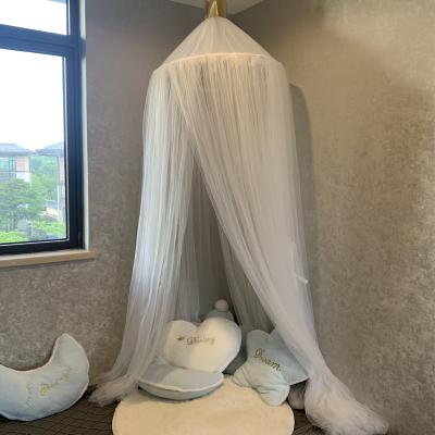 China Folded Wholesale Dome Shaped Mosquito Net Polyester Mosquito Net Baby Mosquito Hut Net for sale