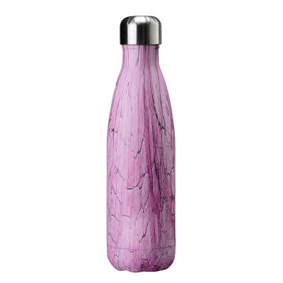 China 500ml cola double wall stainless steel flask thermo vacuum PORTABLE custom logo insulated flask water bottles flask wholesale for sale