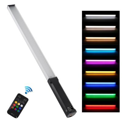 China PULUZ RGB PORTABLE Colorful LED Photo Stick Adjustable Color Temperature Lighting Handheld Led Fill Light Video Wand With Remote Control for sale