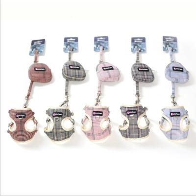 China Lovely Viable High Quality Small Pet Leash With A Small Bag Suit For Cat Dog for sale