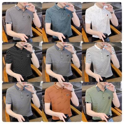 China Anti-wrinkle High quality Men's Polo Manufacturer Streetwear Short sleeve button casual nylon men's shirt for sale