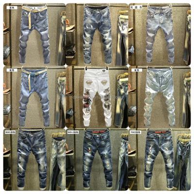 China Breathable Hot new 2024 popular design clothing Spring/Summer ripped jeans High quality street wear men's jeans for sale