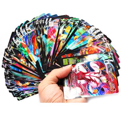 China Eco-Friendly Printing Ink TCG Battle POKEMON Cards EX TEAM V VMAX TAG GX ART HOLO POKEMON FULL GAME CARDS IN BASIC WHOLESALE for sale