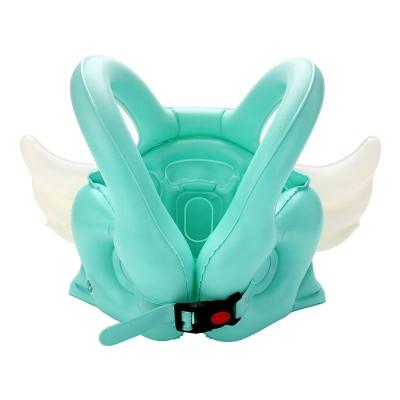 China New Design Angel Swimming Back Wings Outdoor Water Fun Costume With Elastic Straps Party Inflatable Life Vest Pool Toys For 1-6 Years Old Kids for sale