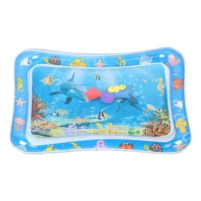 China Wholesale Early Shape Inflatable Educational Toy 63CM Premium Multiple Game Time Tummy Mats With Water For Baby for sale