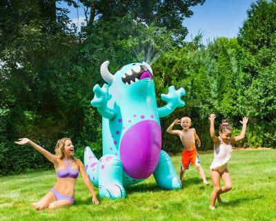 China Wholesale Inflatable Huge Sprinkler Outdoor Cartoon Game Toy For Family for sale