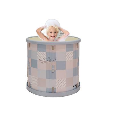 China 2021 Portable Collapsible Soaking Tub Stocked For Shower Stall Collapsible Tub For Adults And Child for sale