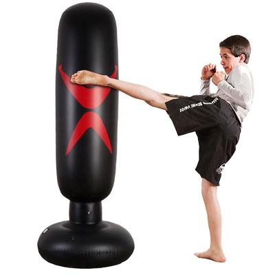 China Bodybiulding PVC High Quality Custom Strong Fitness Inflatable Boxing Sandbag For Adults And Inflatable Rocker Toy For Kids for sale