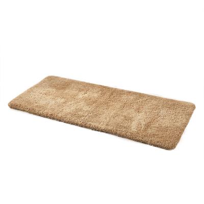 China Washable Super Soft Thick Fleece Berber Plush Breathable Long Pile TPR Backed Living Room Bathroom Shower Blanket Bath Floor Anti-Slip Mat for sale