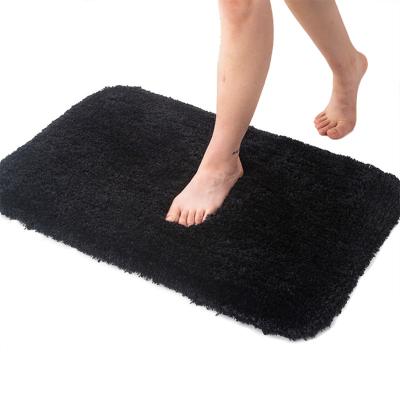 China Long Pile TPR Washable High Density Fleece Plush Shag Carpet TPR Backing Living Room Bathroom Shower Cover Non-Slip Washable Floor Cover for sale