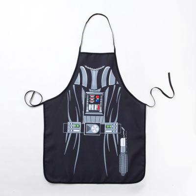 China Eco-Friendly Apron Black Kitchen Apron Funny Dinner Cooking Apron Adult for sale