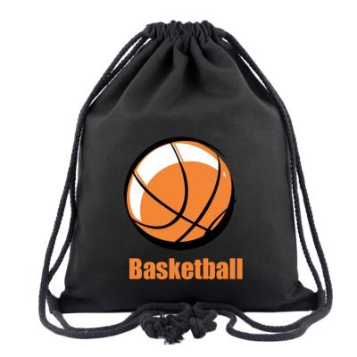 China Eco-friendly Waterproof Sports Oxford Cloth Drawstring Student Learning Backpack Shoes Drawstring Bag Logo for sale