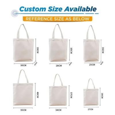 China Eco Friendly Green Customized Promotional Natural Full Color Cotton Canvas Tote Bag for sale