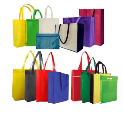 China Eco-friendly Logo Customized Reusable Laminated Cheap PP Nonwoven Grocery Bag With Handle for sale