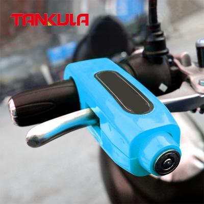 China Universal Plastic ABS Factory Price Security Safety Handlebar Motorcycle Grip Lock Brake Lever Disc Locking Motorbike Lock for sale