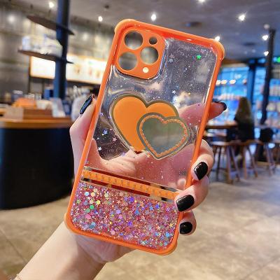 China Shockproof Luxury Glossy Love Heart Printed Expocy Soft Rubber Cell Phone Case For Redmi 9 Pro Max for sale