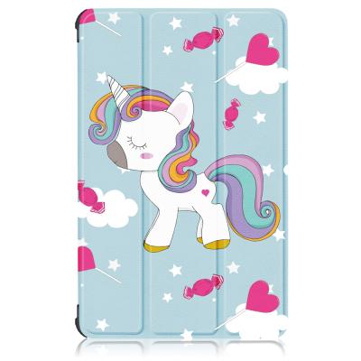 China NET-CASE Wholesale Lightweight Cartoon Child Style Color Printing Stand Tablet Cover Triple Case For Lenovo 10.3 inch K10 TB-X6C6 Label for sale