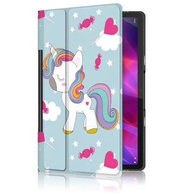 China Wholesale Kid Style NET-CASE Factory High Quality Cartoon Flip Stand Slim Tablet Cover Case lenovo yoga label 11 inch YT-J706F 2021 for sale