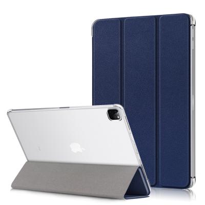 China Magnetic Clasp Shockpro Smart Stand Tablet Cover PU Leather Folio with Pencil Holder for iPad Pro 5th/4th/12.9 3rd