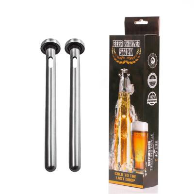 China Keep Beer Coffee Water Cold Beer Fridge Sticks For Bottles Stainless Steel Beer Rod Beer Cooling Freezer for sale