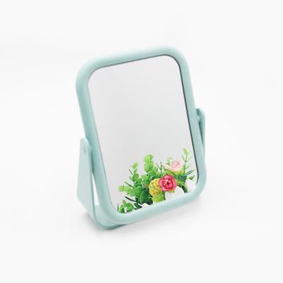 China Plastic Cosmetic Mirror and Framed Mirror Handle Cosmetic Mirror for sale