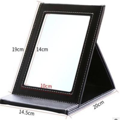 China 360 Degree Swivel To Make Up Unique Standing Mirror Plastic Foldable Cosmetic Foldable Mirror Travel Design Mini Magnifying Mirror Foldable Mirror With Cheap Price for sale