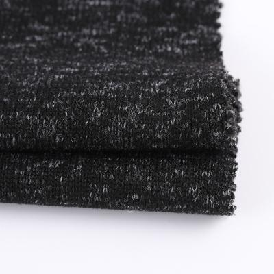 China 300gsm 100% Polyester Cationic Dye Hacci Knit Sweater Fleece Fabric for sale