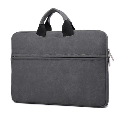 China High Quality Modern PU+Velvet Laptop Bag Handbag 15inch Laptop Bag Sleeve Modern High Quality Leather Custom Case for sale