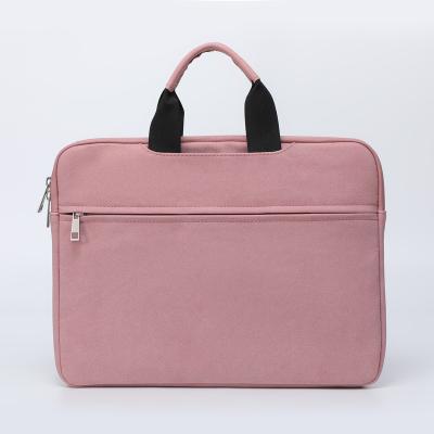 China Wholesale Customized PU+Velvet Waterproof Handle Skin Laptop Bag Cover Sleeve Men Lightweight Laptop Bags and Covers for sale