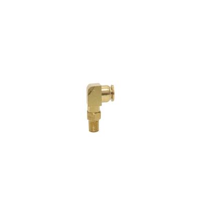 China Factory Standard Direct Male Thread Straight Brass Push In Quick Connector Pneumatic Fittings for sale